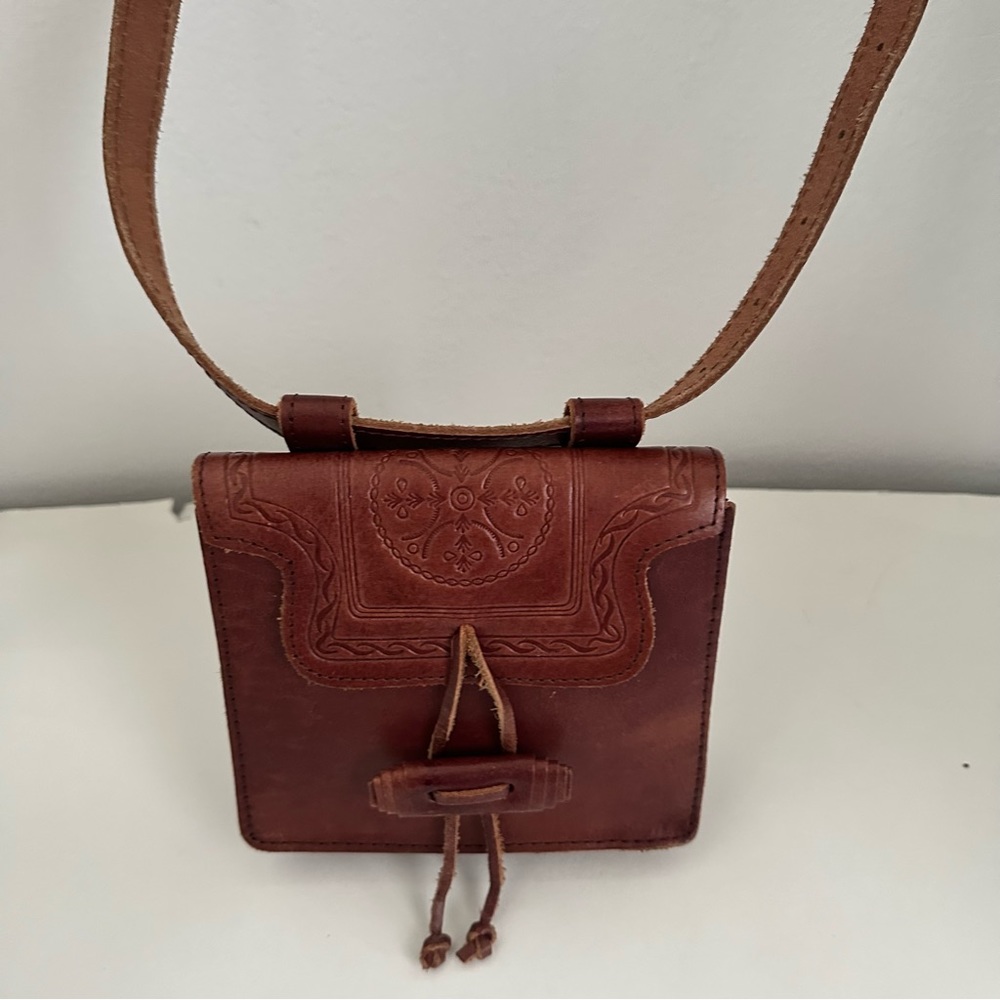 Zara Brown Leather Belt Bag - Picture 5 of 11